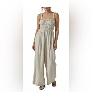 ASTR the label Women's Cream Jumpsuit